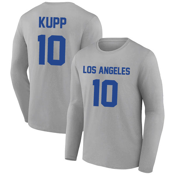 Los Angeles kupp 10 Long Sleeve Tshirt Blue/Gray/White Style08092232