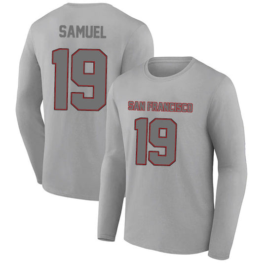 San Francisco Samuel 19 Long Sleeve Tshirt Black/Gray/Red/White Style08092212