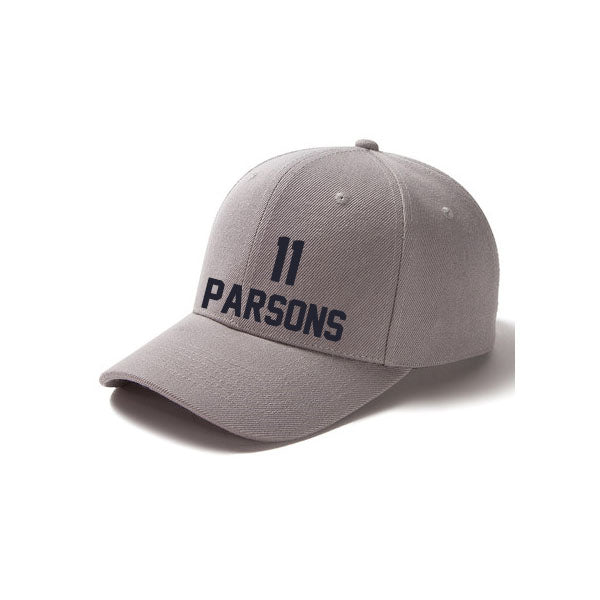 Dallas Parsons 11 Curved Adjustable Baseball Cap Black/Gray/White Style08092394