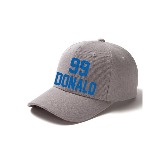 Los Angeles Donald 99 Curved Adjustable Baseball Cap Black/Gray/Blue/White Style08092370