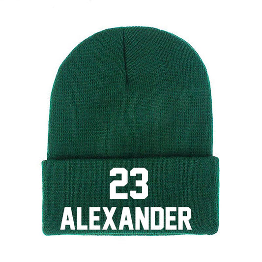 Green Bay Alexander 23 Knit Hat Black/Green/White Style08092450