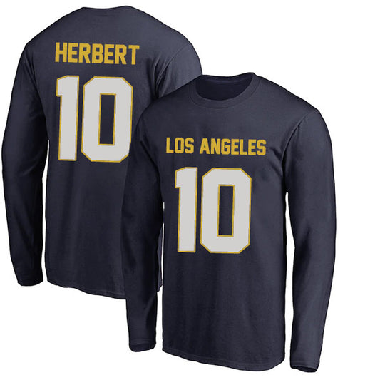 Los Angeles Herbert 10 Long Sleeve Tshirt Blue/Navy/White/Royal Style08092217