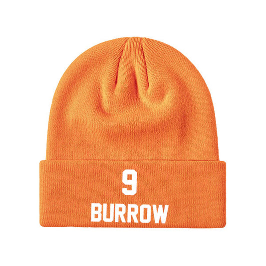 Cincinnati Burrow 9 Knit Hat Black/Orange/White Style08092409