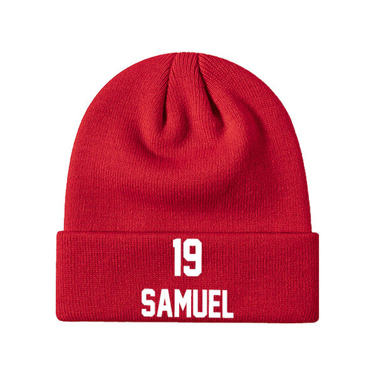 San Francisco Samuel 19 Knit Hat Black/Red/Gray/White Style08092452