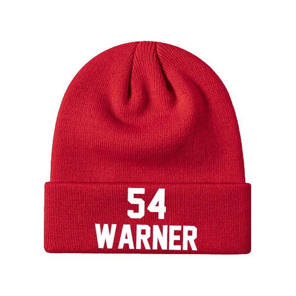 San Francisco Warner 54 Knit Hat Black/Red/Gray/White Style08092473