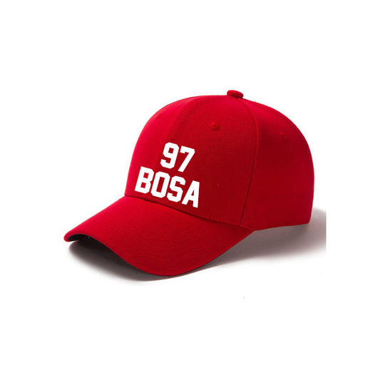 San Francisco Bosa 97 Curved Adjustable Baseball Cap Black/Red/Gray/White Style08092390