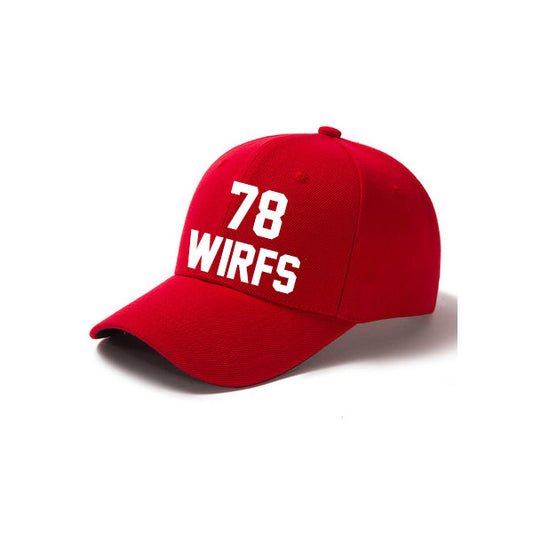 Tampa Bay Wirfs 78 Curved Adjustable Baseball Cap- Black/Red/Gray/White Style08092462