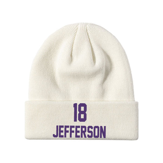 Minnesota Jefferson 18 Knit Hat Black/White Style08092393