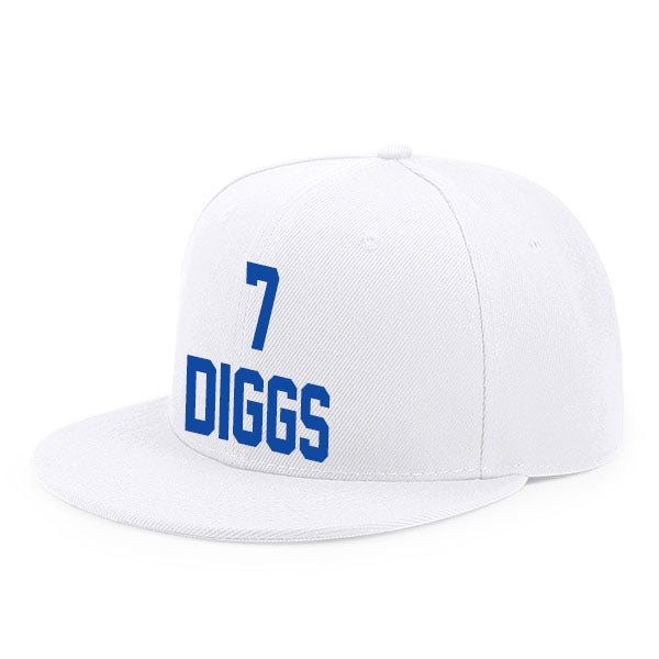 Dallas Diggs 7 Flat Adjustable Baseball Cap Black/Gray/Navy/White Style08092369