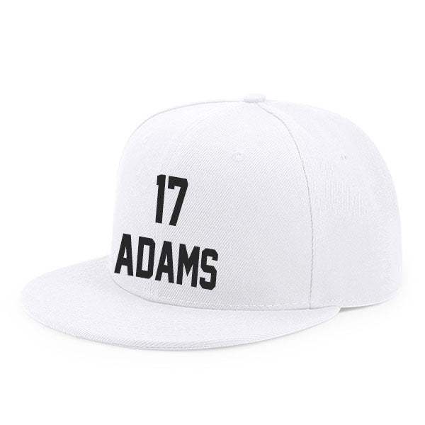 Las Vegas Adams 17 Flat Adjustable Baseball Cap Black/White Style08092352