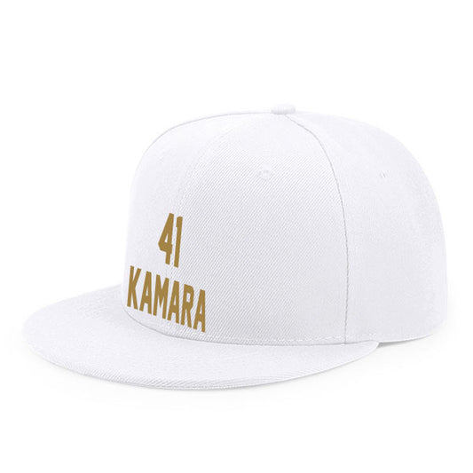 New Orleans Kamara 41 Flat Adjustable Baseball Cap Black/White Style08092443