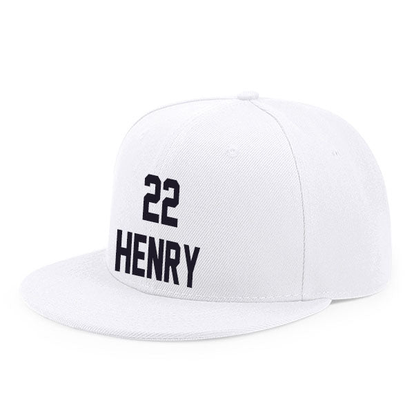 Tennessee Henry 22 Flat Adjustable Baseball Cap Black/Blue/Navy/White Style08092363