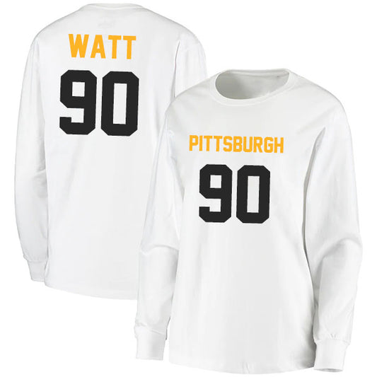 Pittsburgh Watt 90 Long Sleeve Tshirt Black/White Style08092230