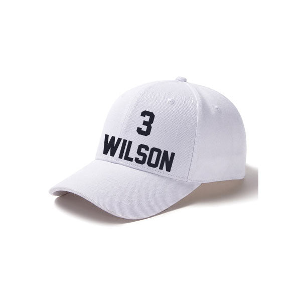 Denver Wilson 3 Curved Adjustable Baseball Cap Black/Orange/Navy/White Style08092480