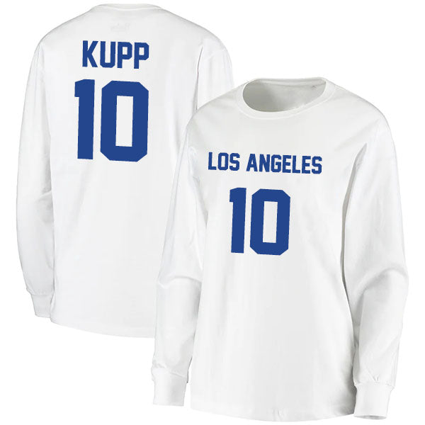 Los Angeles kupp 10 Long Sleeve Tshirt Blue/Gray/White Style08092232