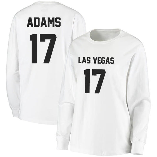 Las Vegas Adams 17 Long Sleeve Tshirt Black/White Style08092226