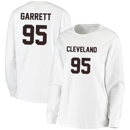 Cleveland  Garrett 95 Long Sleeve Tshirt Brown/White Style08092228