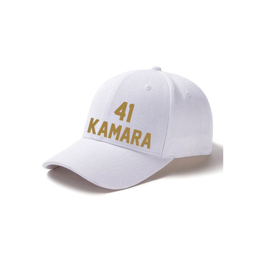 New Orleans Kamara 41 Curved Adjustable Baseball Cap Black/White Style08092486