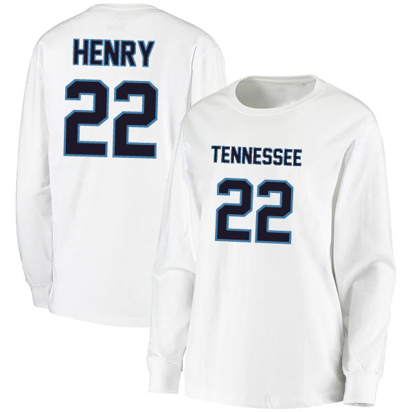 Tennessee Henry 22 Long Sleeve Tshirt Blue/Navy/White Style08092215